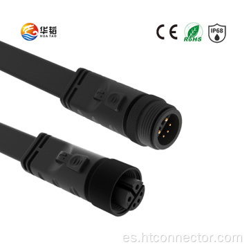 Conector impermeable M16 D-02 con tuerca de metal